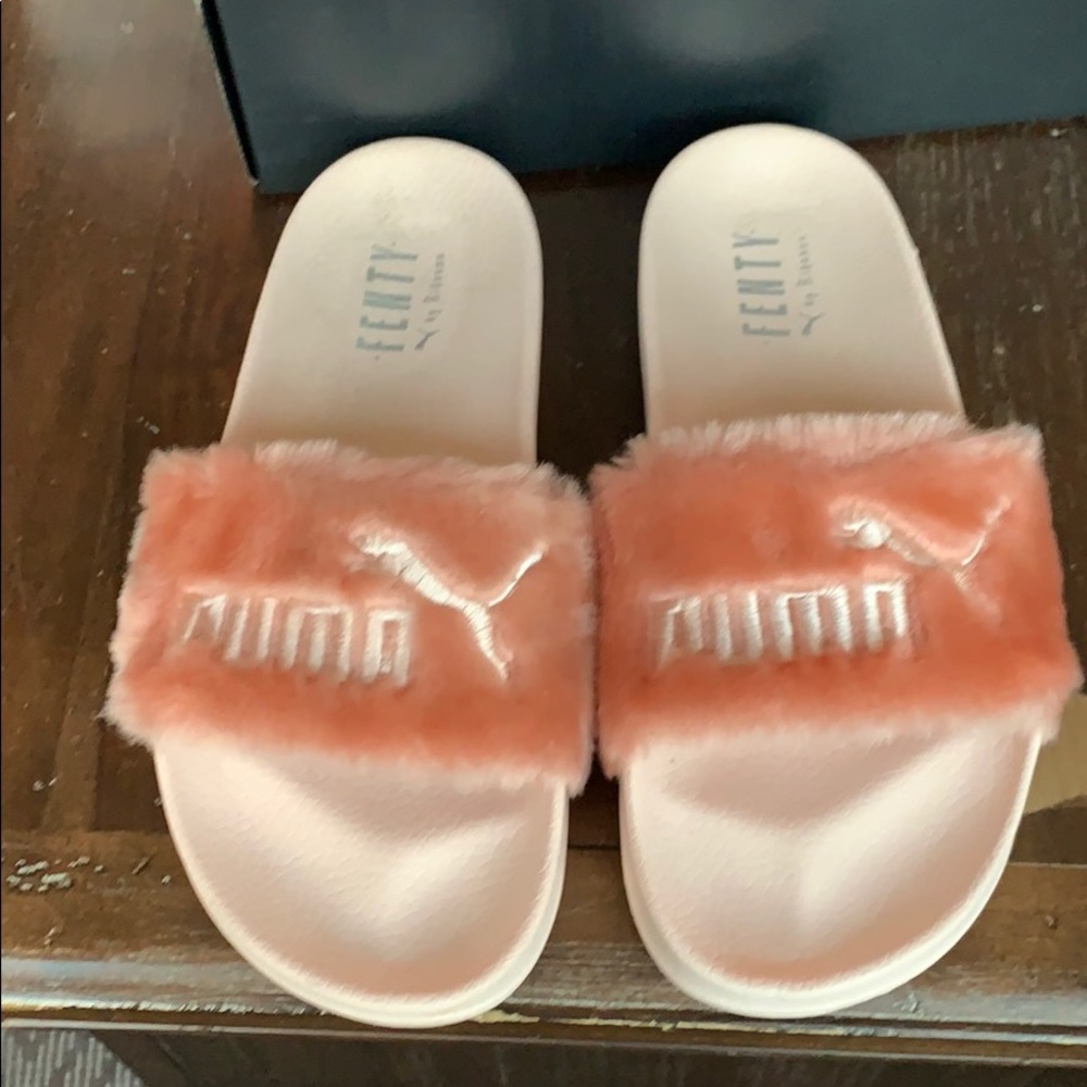 Used women’s Fenty by Rihanna slides